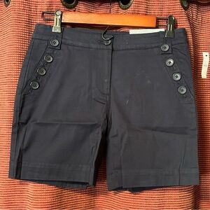 NWT Talbots shorts with button detail